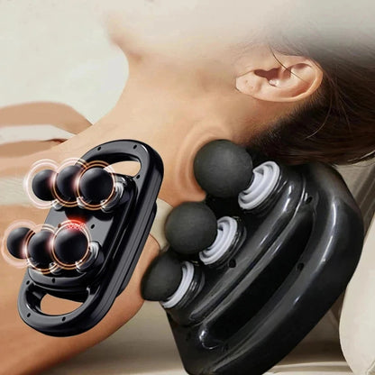 Lumozi 6-Head Massage Gun – Deep Tissue Muscle Relief for Full Body