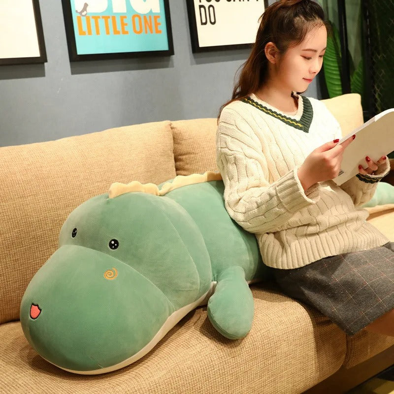 Long Dinosaur Hugging Pillow