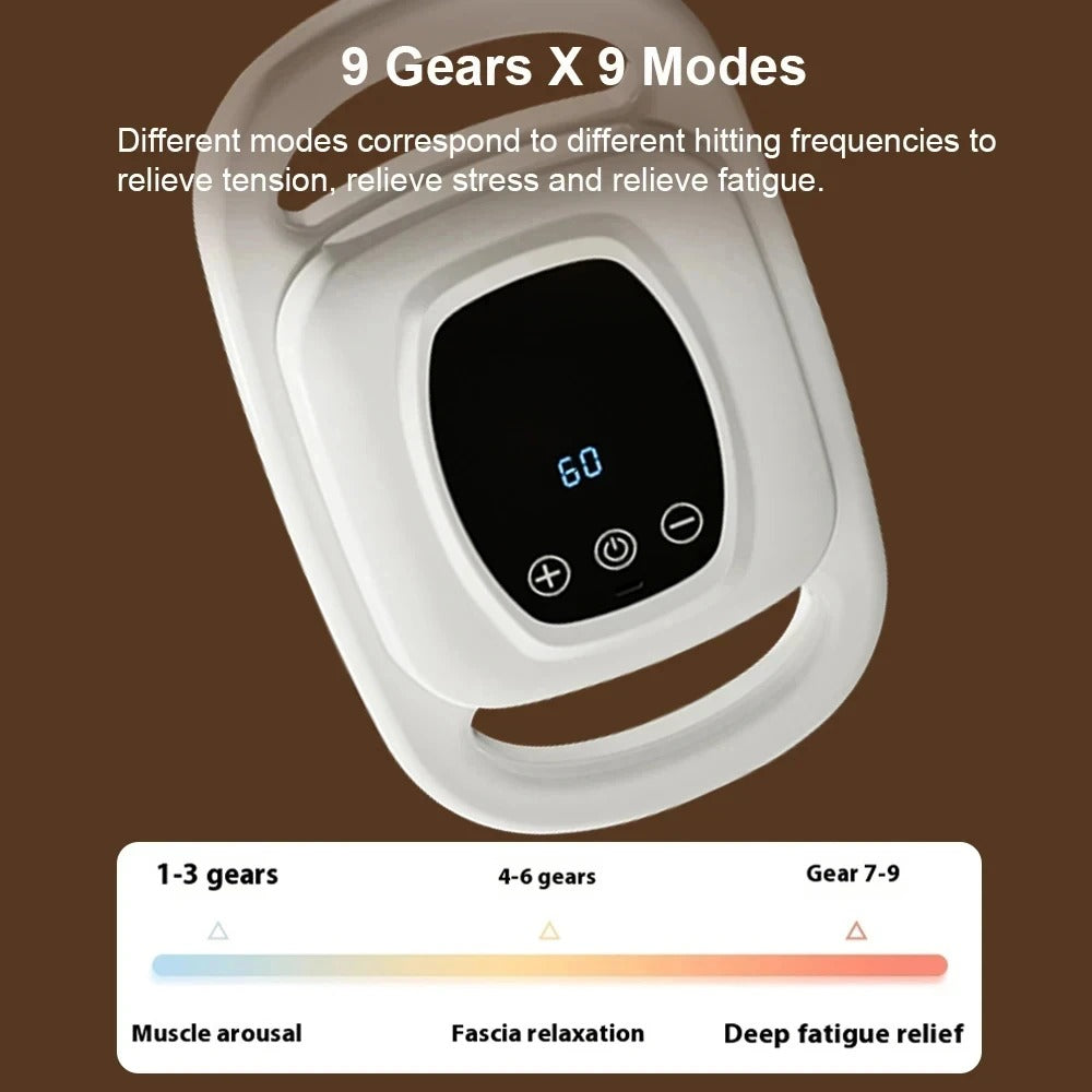 Lumozi 6-Head Massage Gun – Deep Tissue Muscle Relief for Full Body